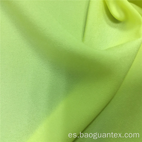 Camisa de color sólido 100% Polyester Crepe Faille Fabil